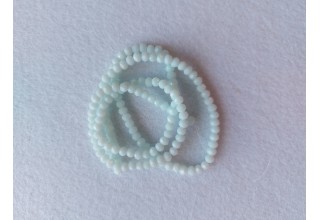 Бусины стеклянные 4 мм светло-мятный матовый №34, цена за 50 шт